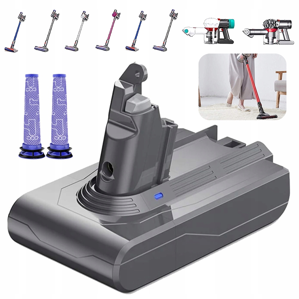 Zamienna Bateria Dla Dyson Odkurzacze V6 SV03 SV05 SV06 SV07 SV09 DC62 DC58
