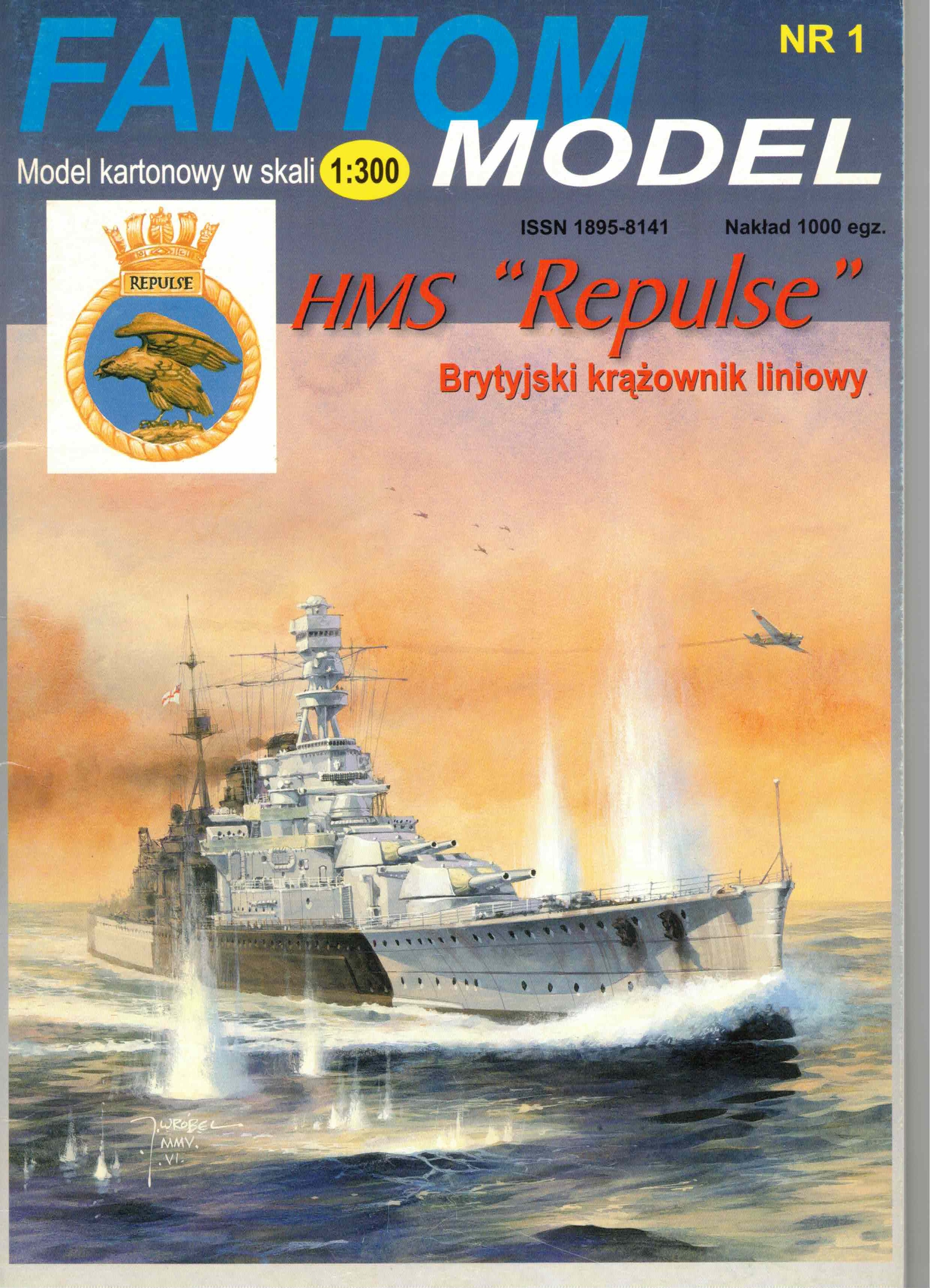 Fantom Model 1 Hms Repulse 1:300