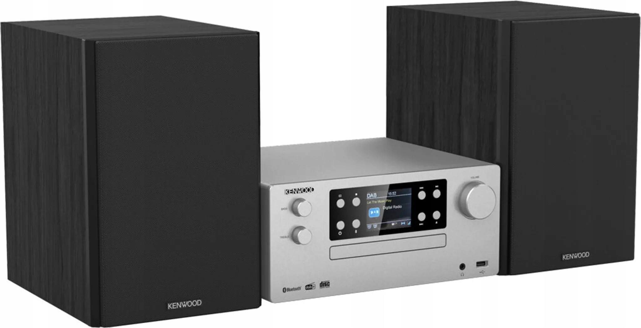 System Micro HiFi Wieża Kenwood M-925DAB-S 2x 50W Rms Dab+ CD Usb Bluetooth
