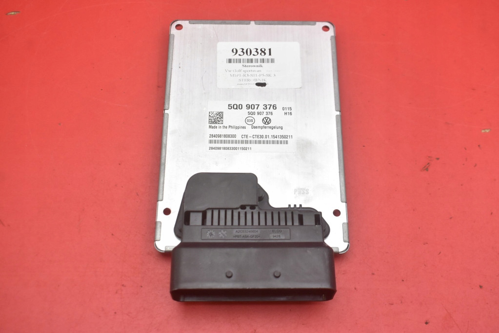 control unit module springing 5Q0907376 VW GOLF VII SPORTSVAN 1.4 TSI 150 KM