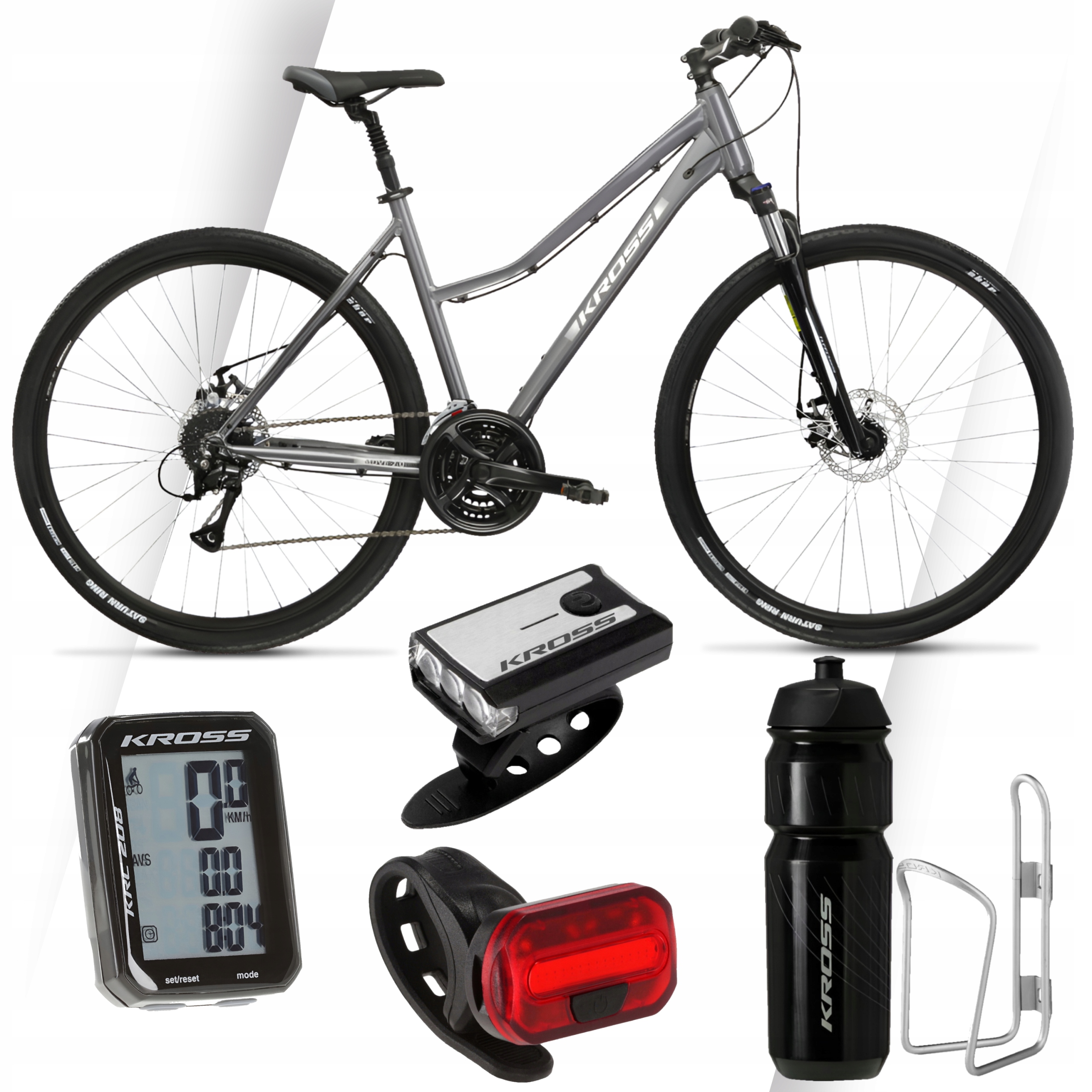 Rower crossowy Kross Move 2.0 28" rama aluminium 19" 165-183cm Amortyzacja