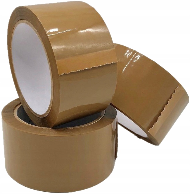 

Taśma pakowa klejąca akrylowa brązowa 48/50 6szt