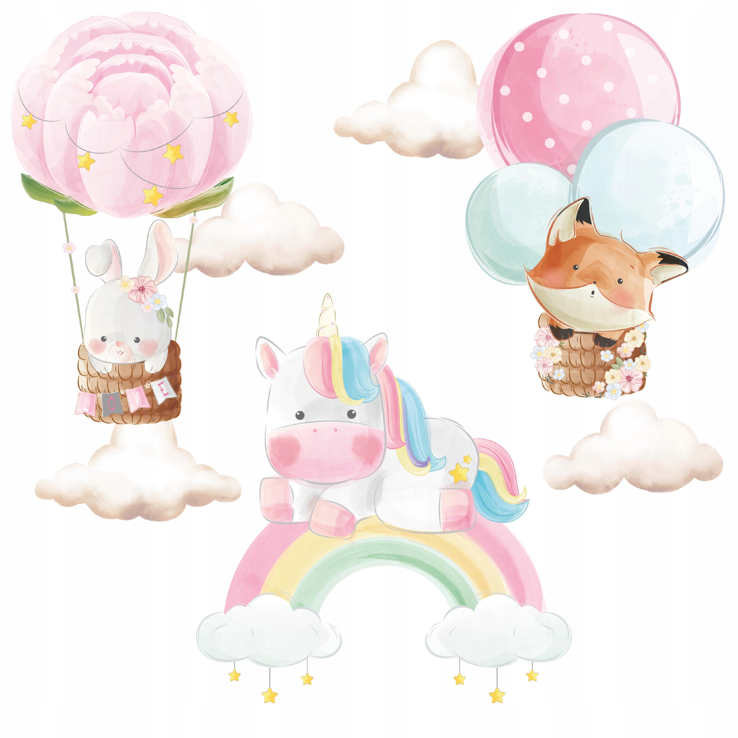 

Balony Zwierzęta Naklejka Na Ścianę Dla Dzieci 100