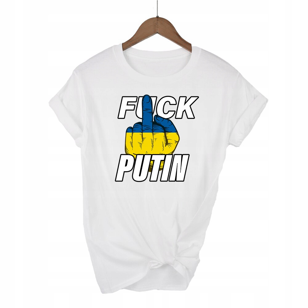

Koszulka Damska Fuck Putin Solidarni Z Ukrainą M