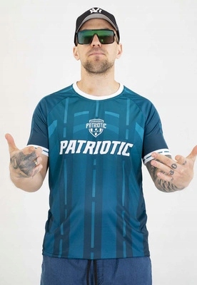 Tričko Patriotic La Football modré