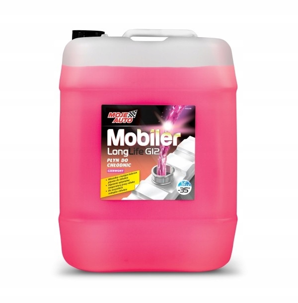 Kapalina Do Chladičů 20KG Červená Kvalita G12 -35°C Na Přísadách Basf Ma Prof