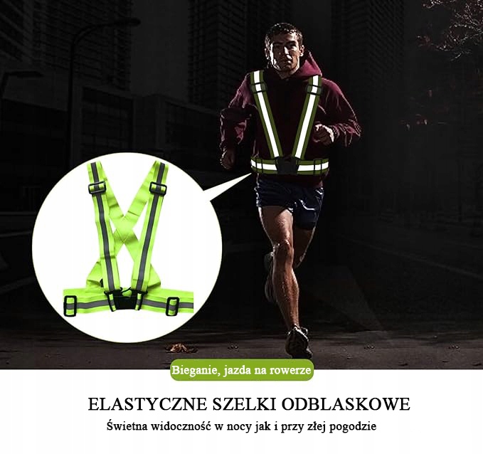 Szelki odblaskowe kamizelka odblaskowa drogowa Rodzaj kamizelki odblaskowa