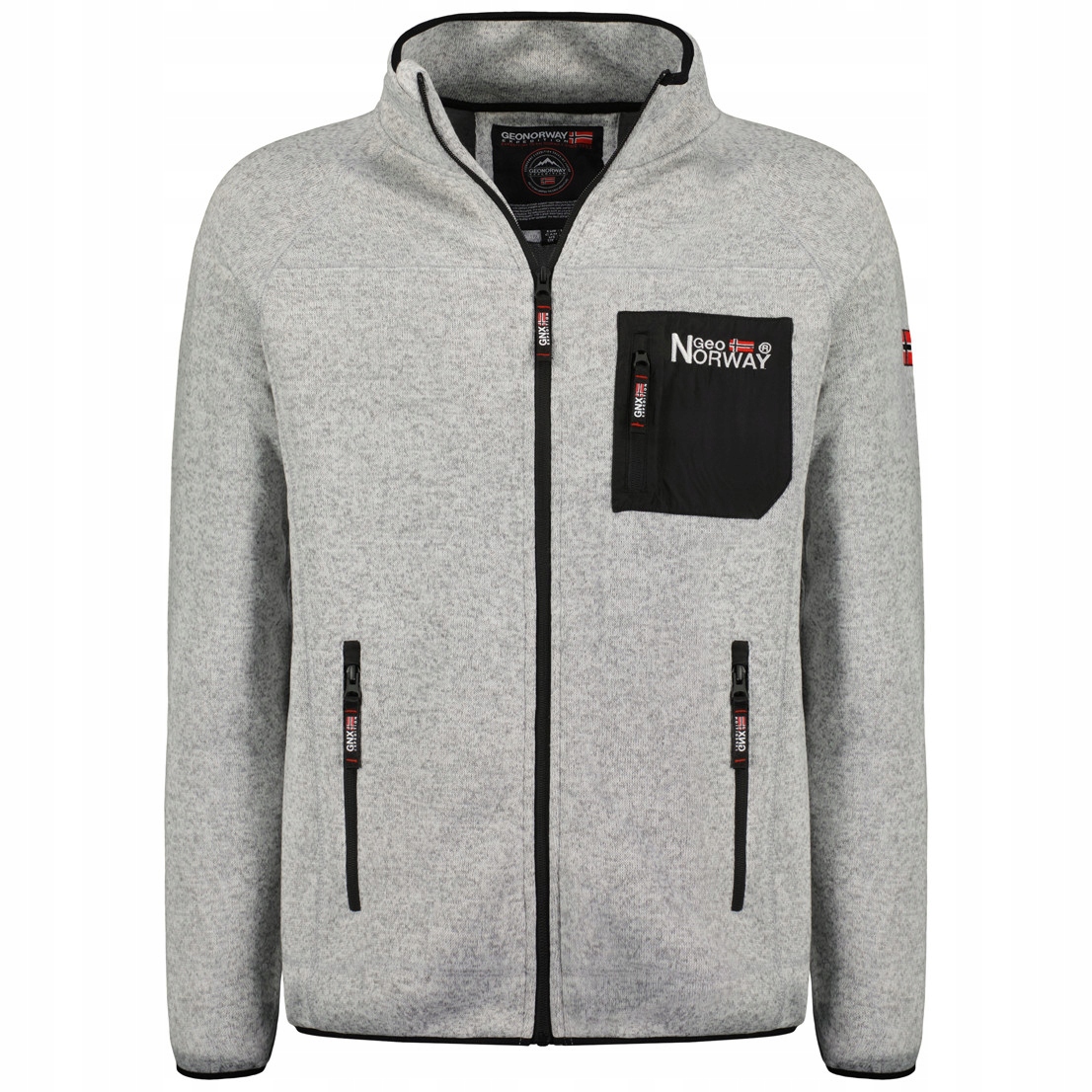 Geographical Norway mikina pánská Title Men zip M bílá