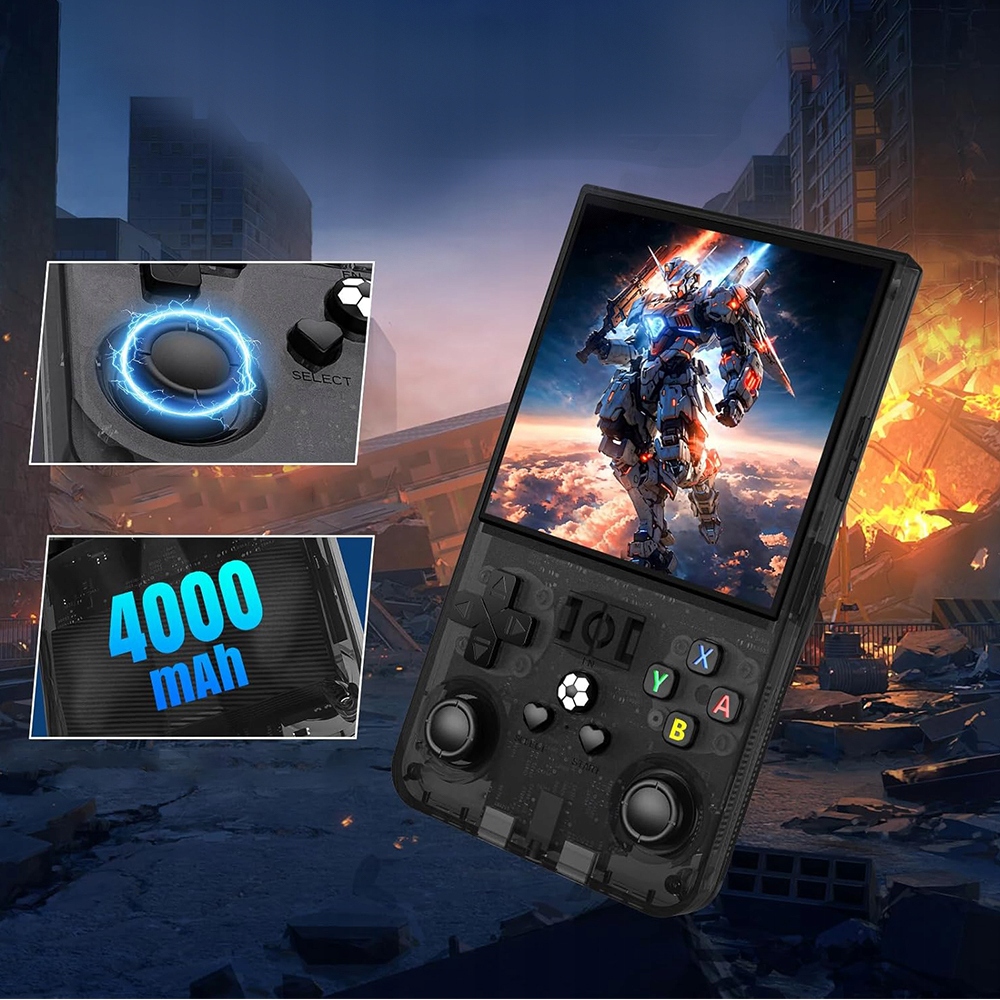 Konsole Do Gier Retro Mini Przenośna Ergonomiczna 18000 Gier Karta 64GB Ips