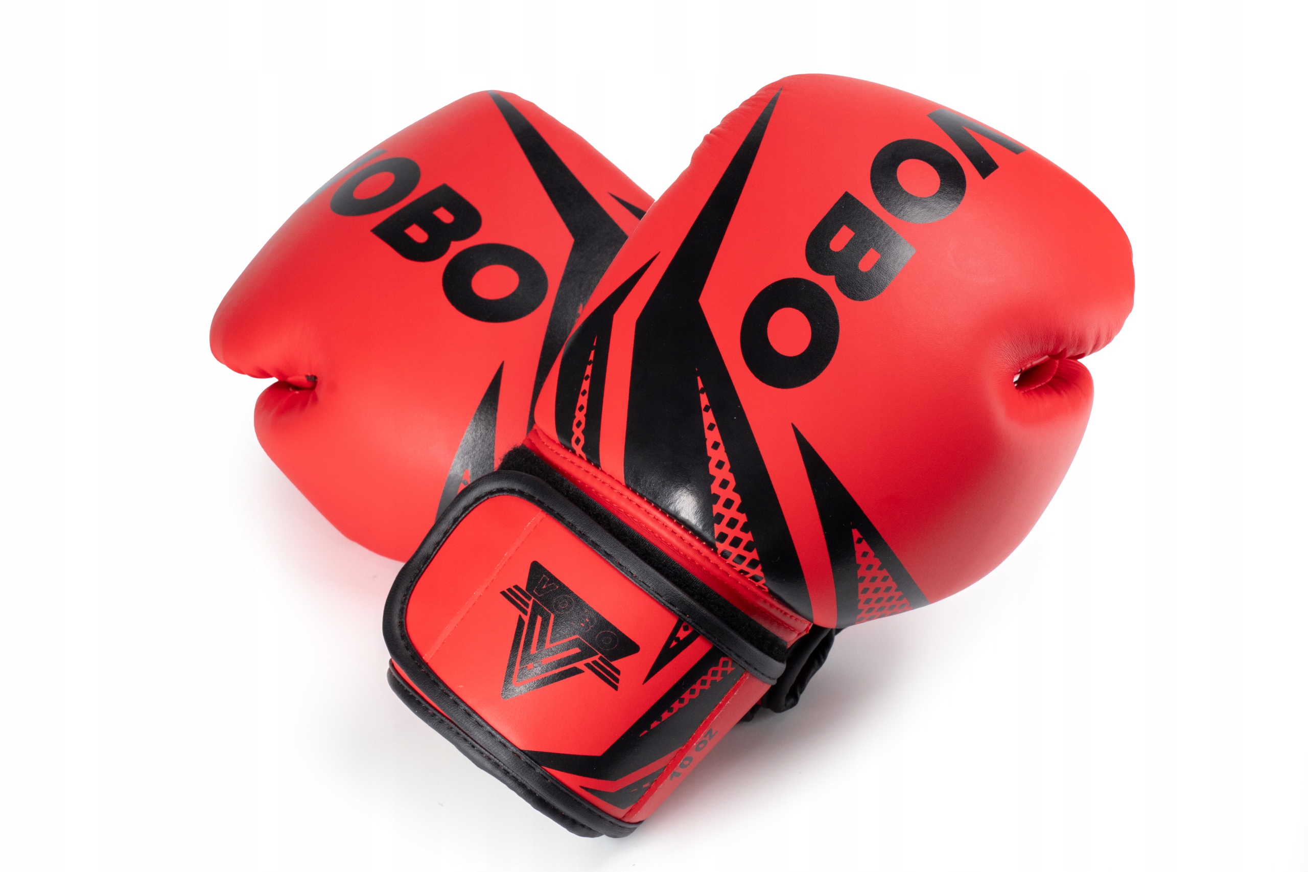 Rękawice Bokserskie VoBo 10oz Treningowe Sparingowe Uniwersalne Czerwone