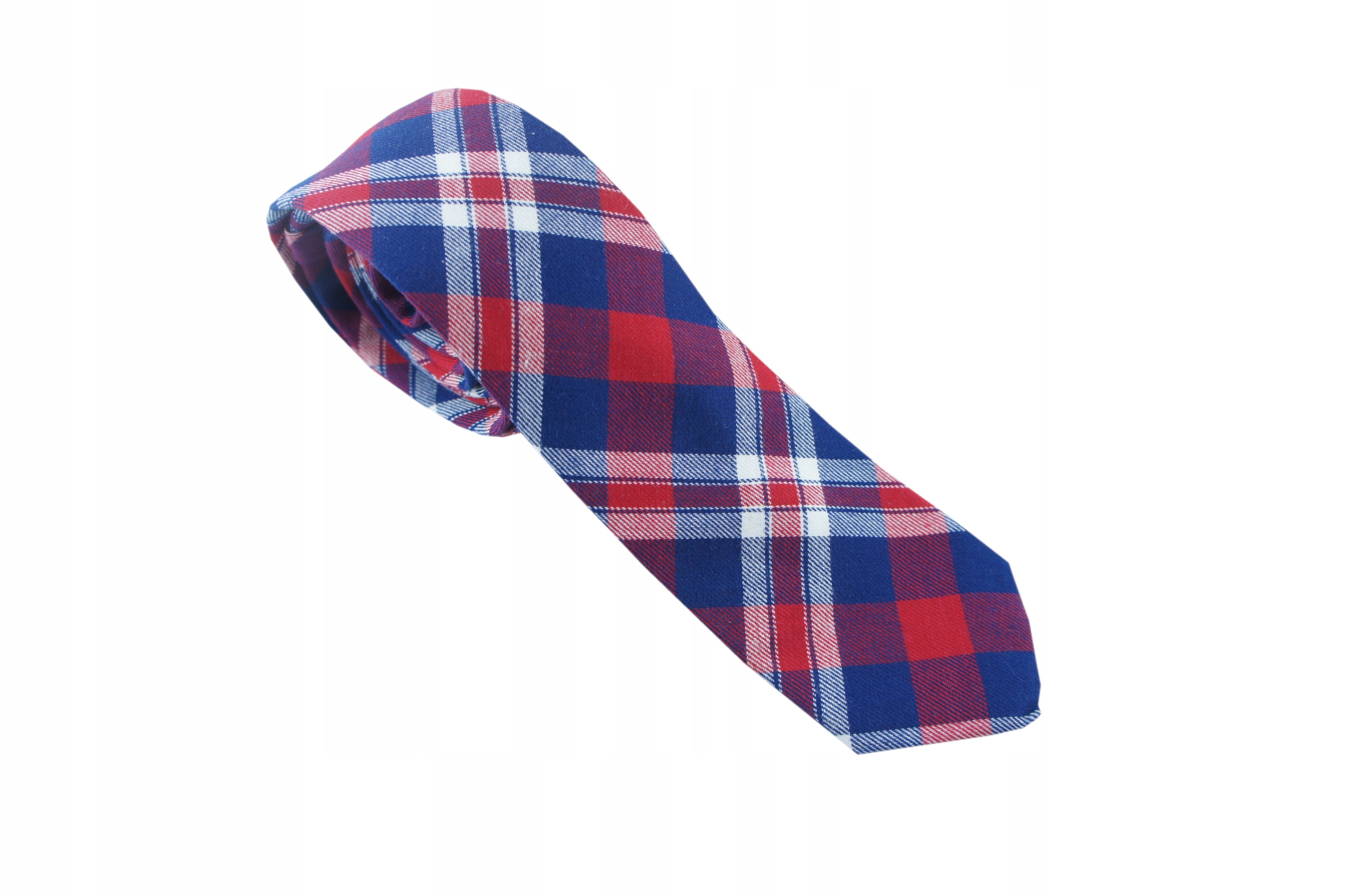 

Krawat męski W Kratkę R.uniwersalny matowy Krata