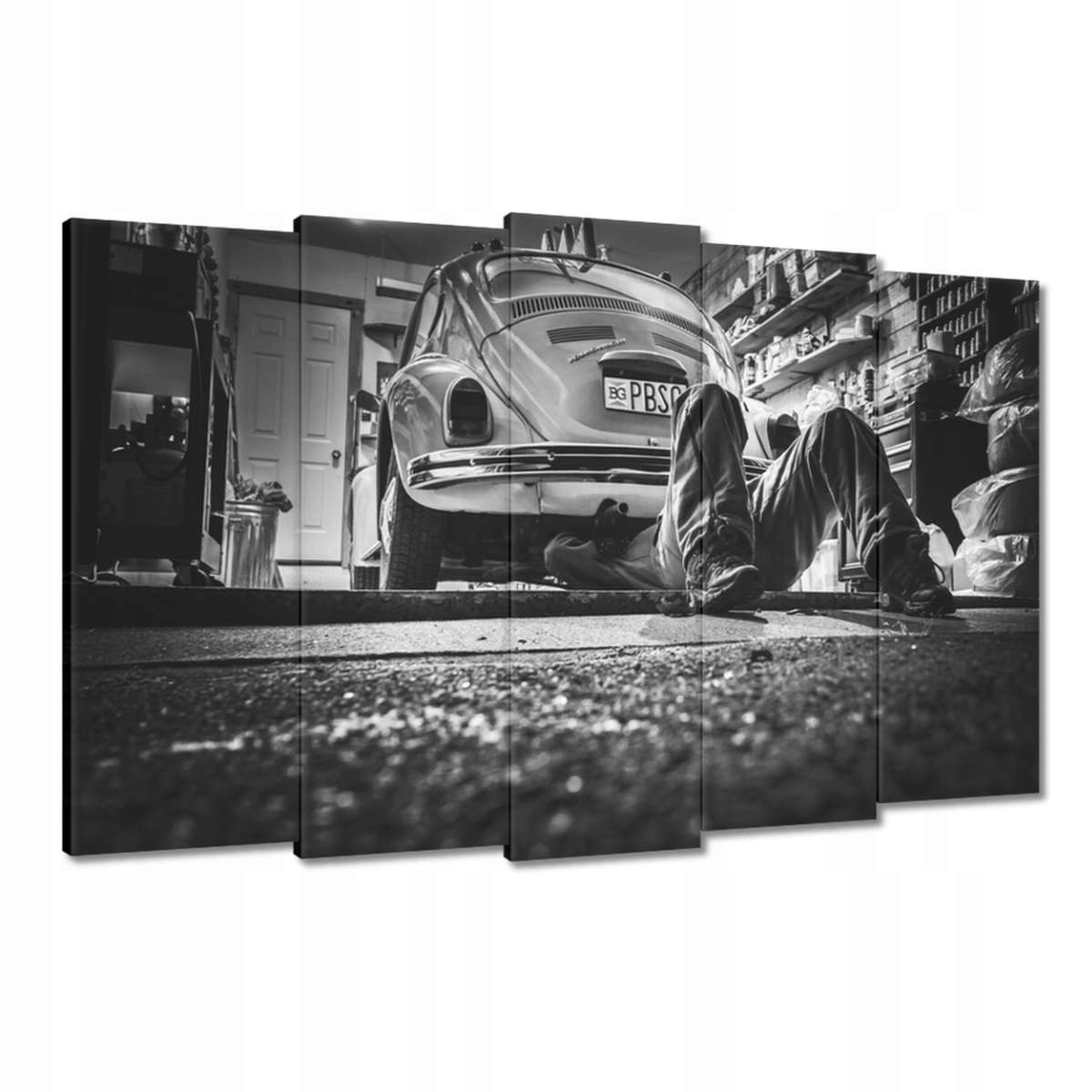 Obrazy 150x95 Garážová oprava Garbusa