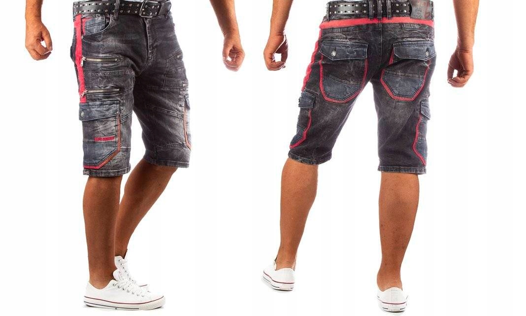 

Spodenki Spodnie Męskie Krótkie Jeans Cipo Baxx