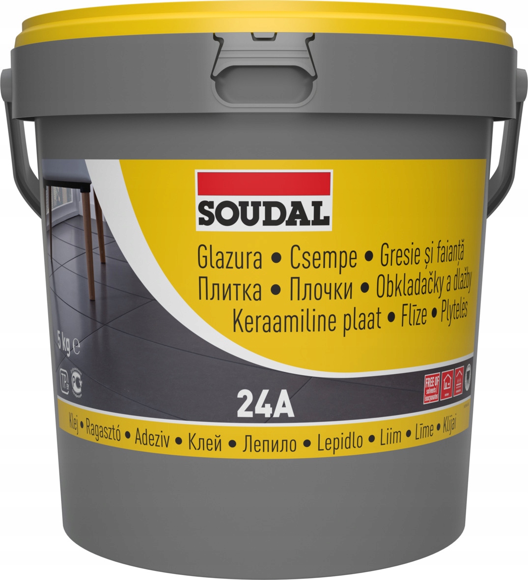 Soudal lepidlo na glazuru a teraktoty 24A 5 kg