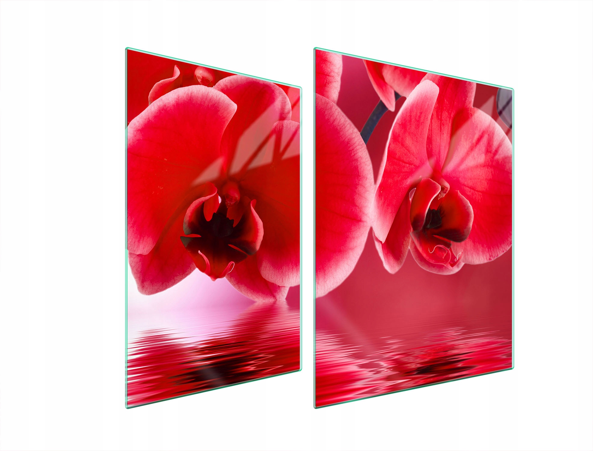 Skleněná Ochranná Deska Na Sporák 70x52 Orchidej Tvrzené Sklo