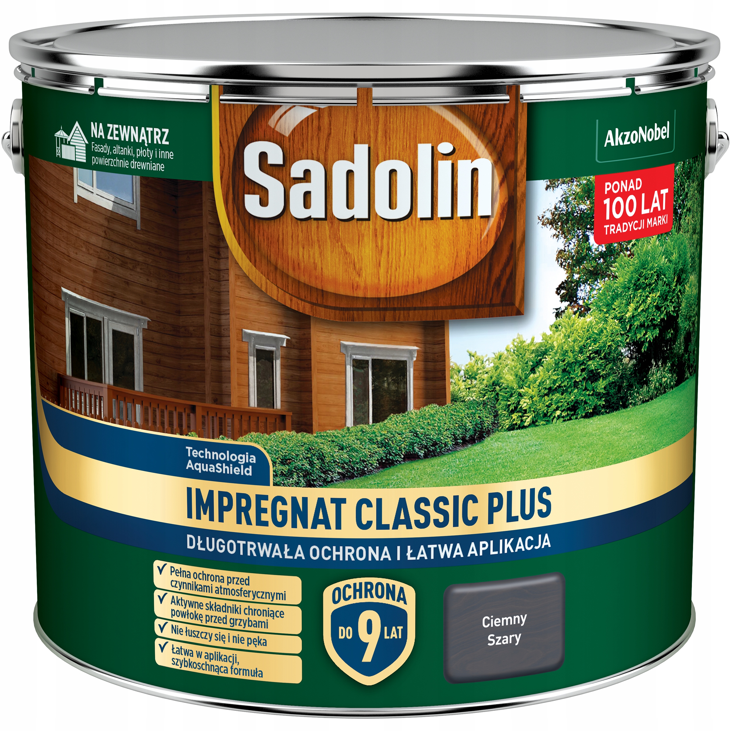 Sadolin Classic Plus Šedý tmavý 9L