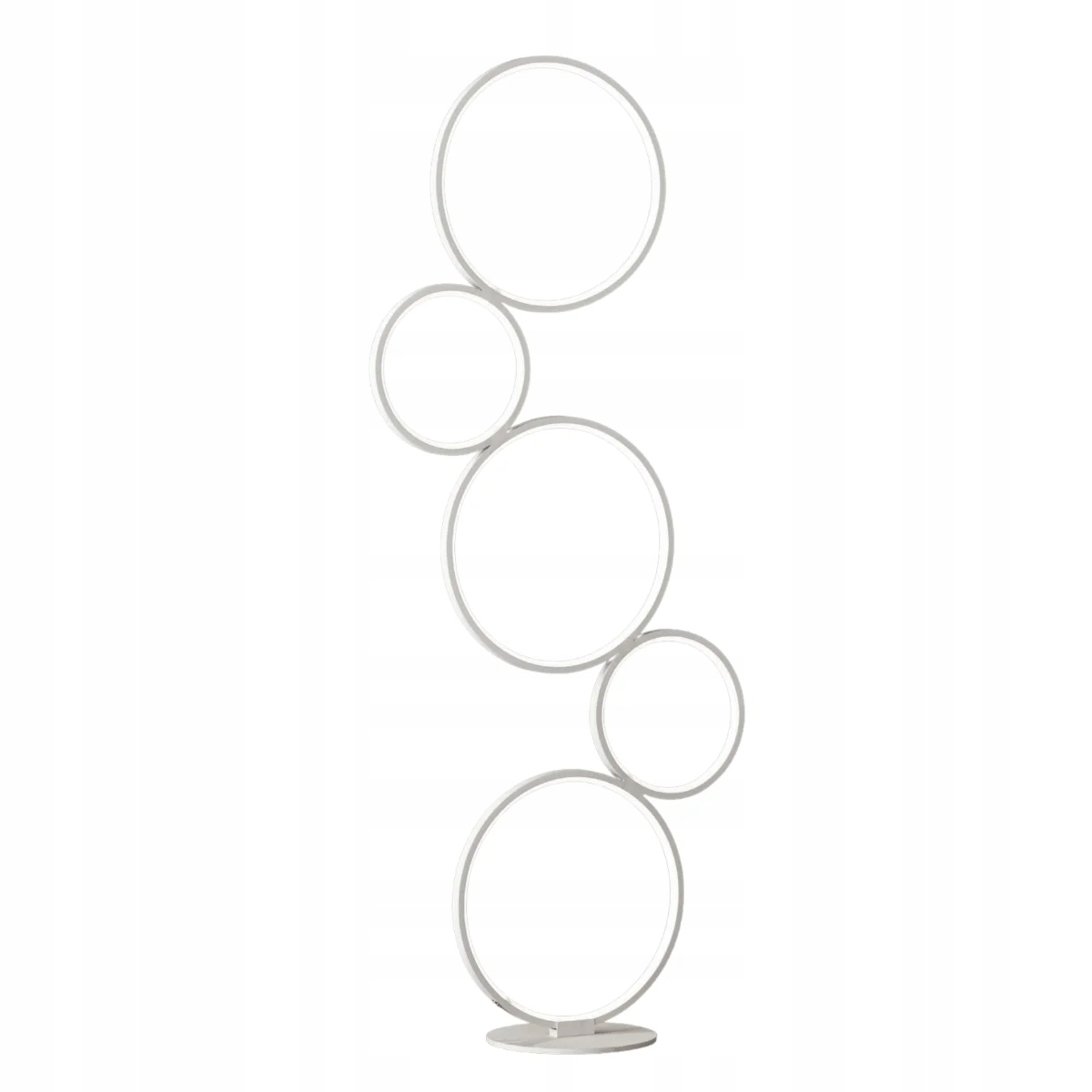 Dizajnová stojaca lampa s kruhmi Trio
