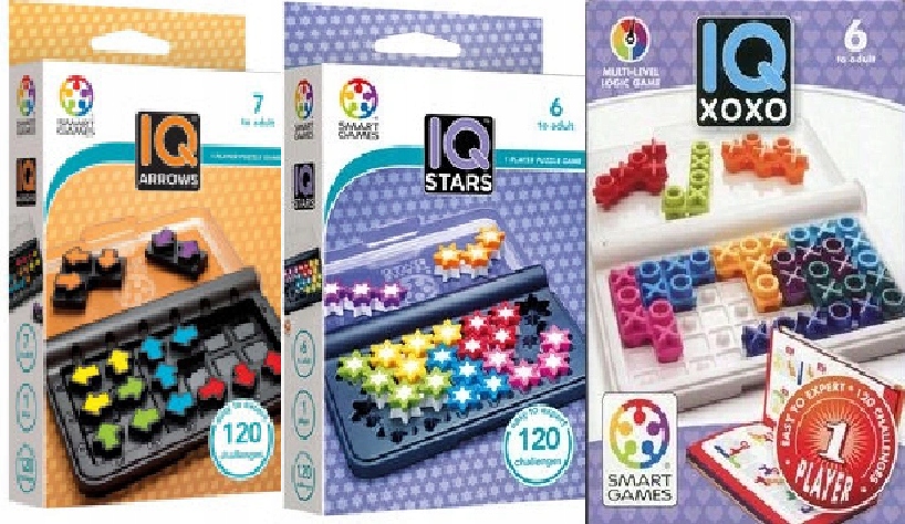 Smart Games Iq Arrows Iq Stars Iq Xoxo