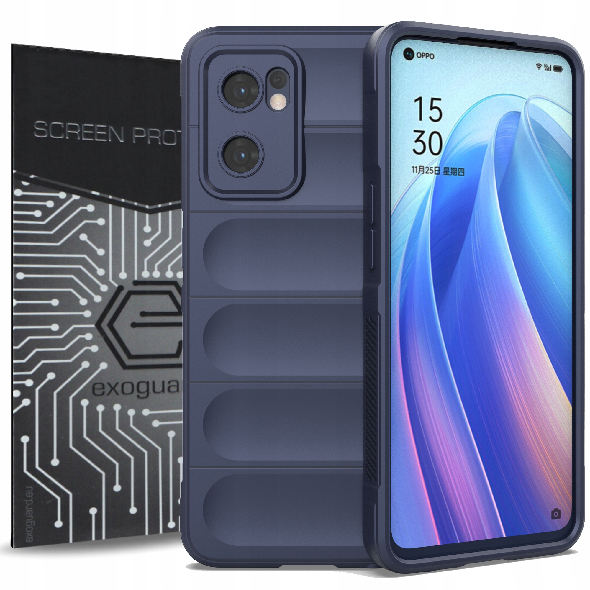 

Obudowa Case Etui Pancerne+szkło do Oppo Reno 7 5G