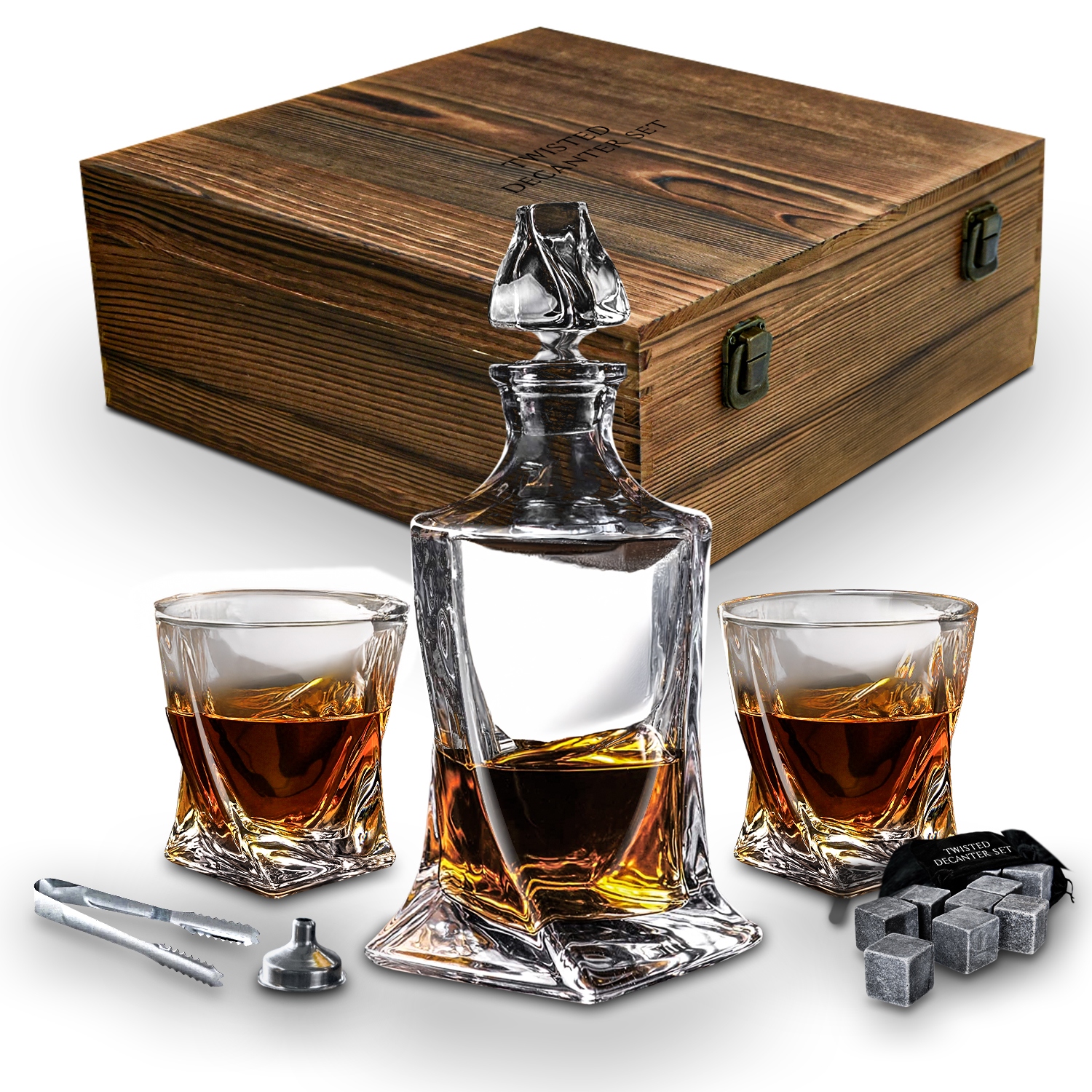 Sada Na Whisky V Darčekovej Krabici K Narodeninám 18-99