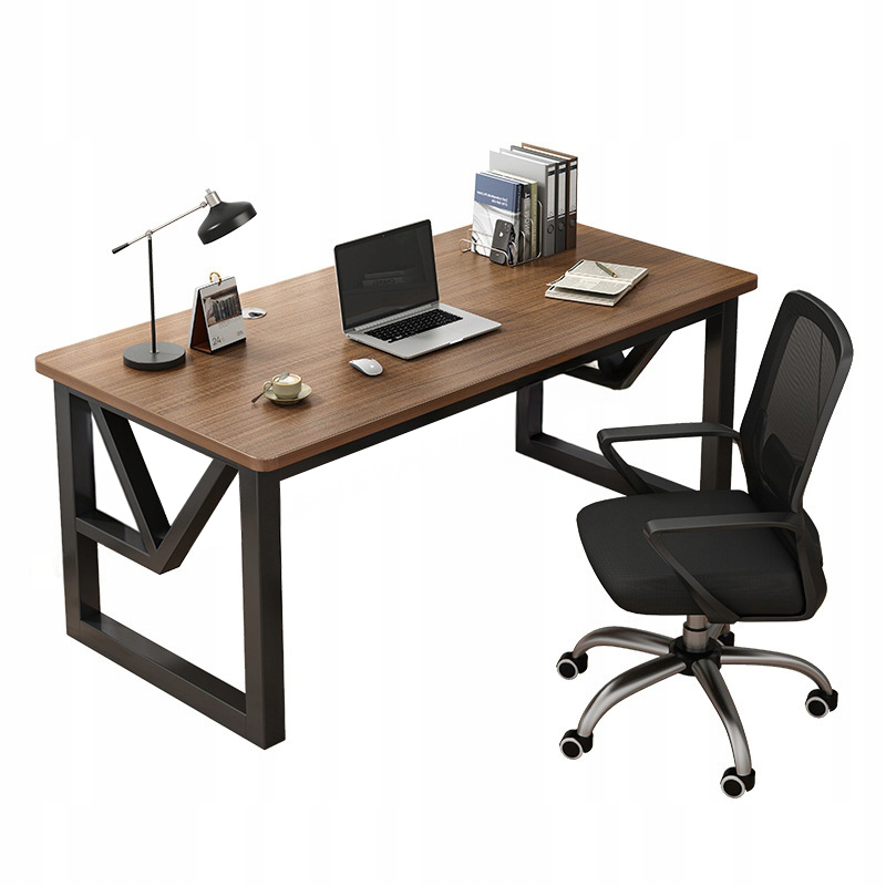 Herný Stôl Moderný Počítačový Tmavý Industriálny Buk Loft 120 CM