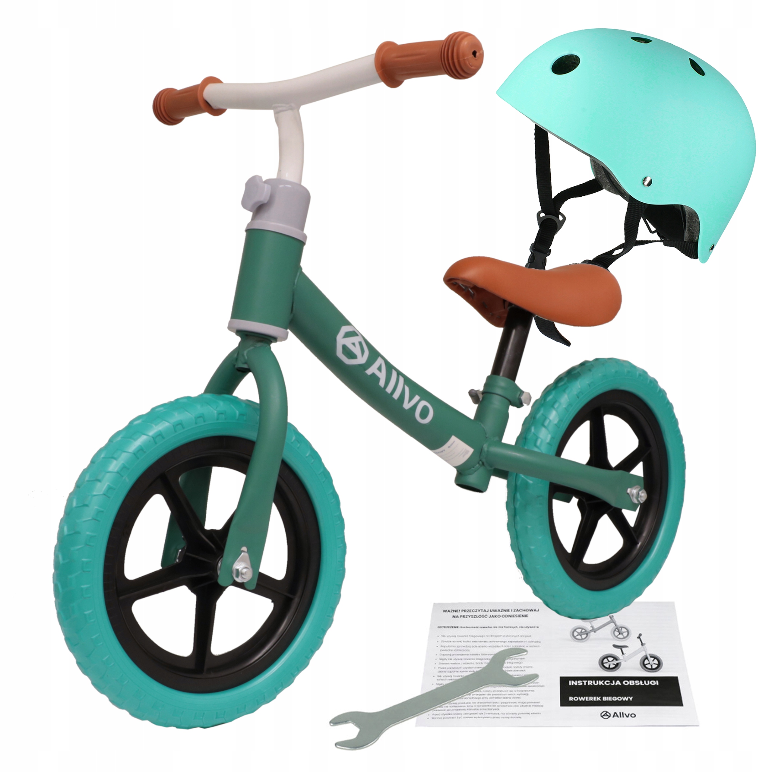 2w1 Rowerek Biegowy Rower Dziecięcy Koła Eva 12 Dla dzieci Regulacja Kask