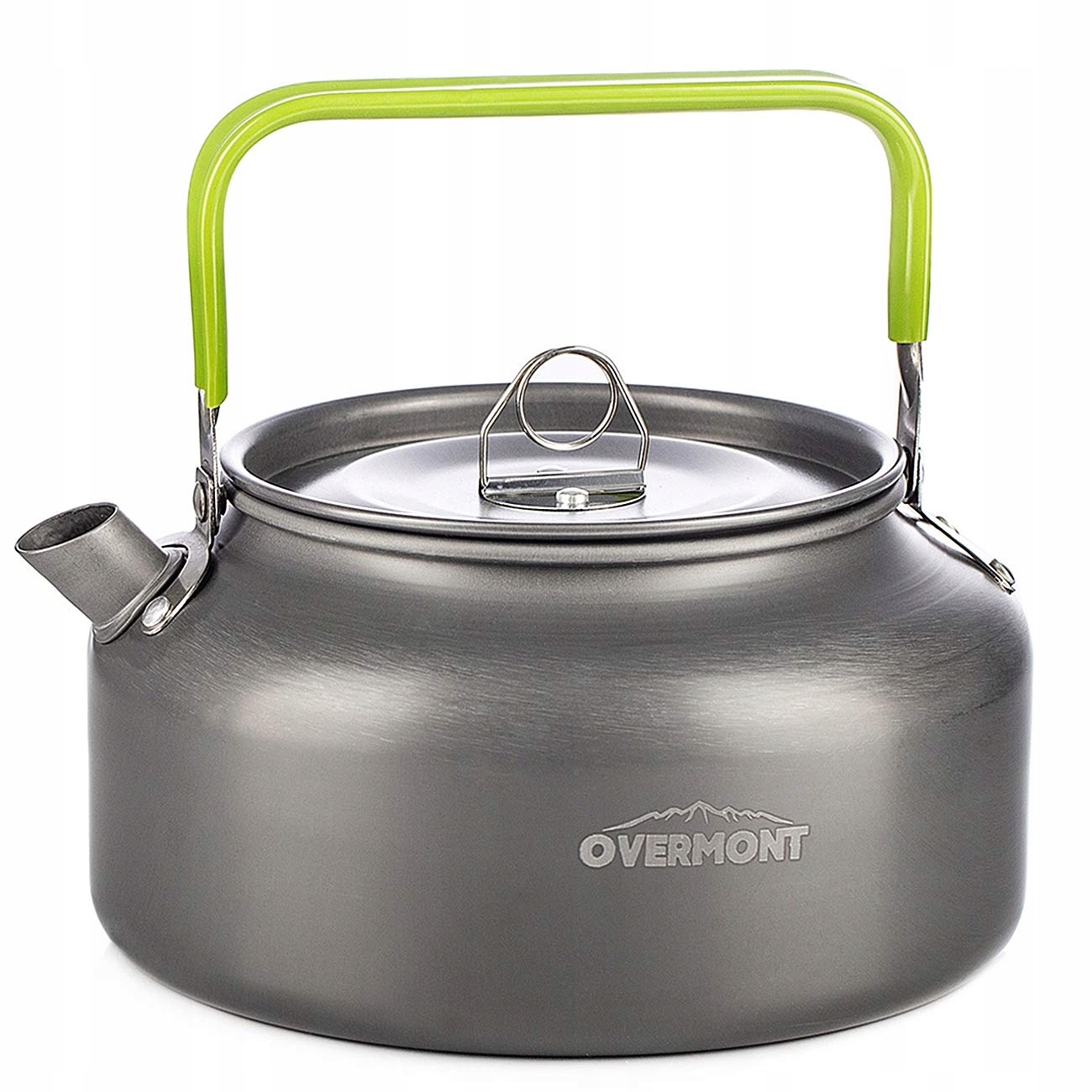 OVERMONT Przenośny Aluminiowy Czajnik Campingowy 1,2L