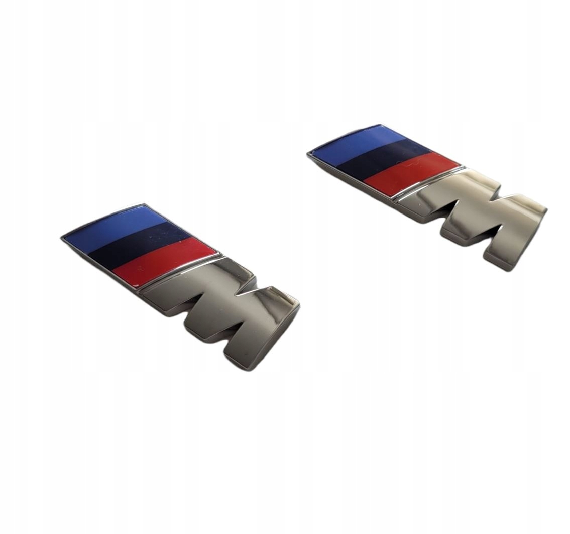 

Emblemat M-Power na błotnik Srebrny do Bmw