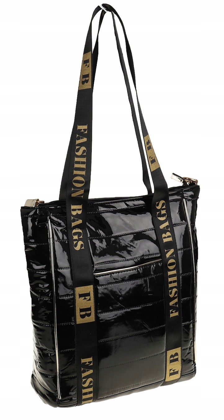 

Torba pikowana lakierowan shopper listonoszka 424