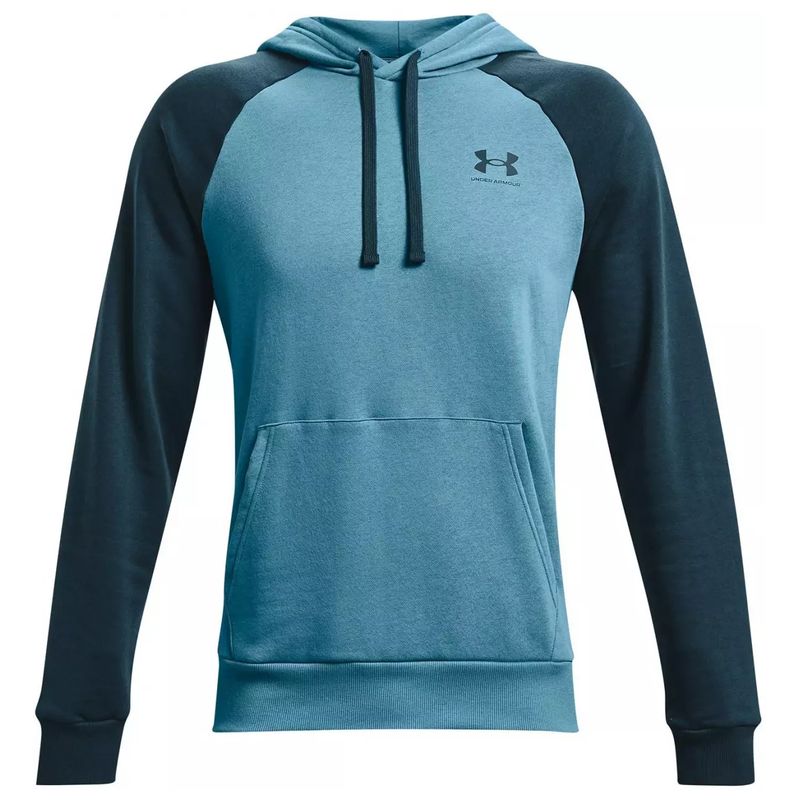 Mikina Under Armour Rival Flc Colorblock Hd Pánská Modrá L
