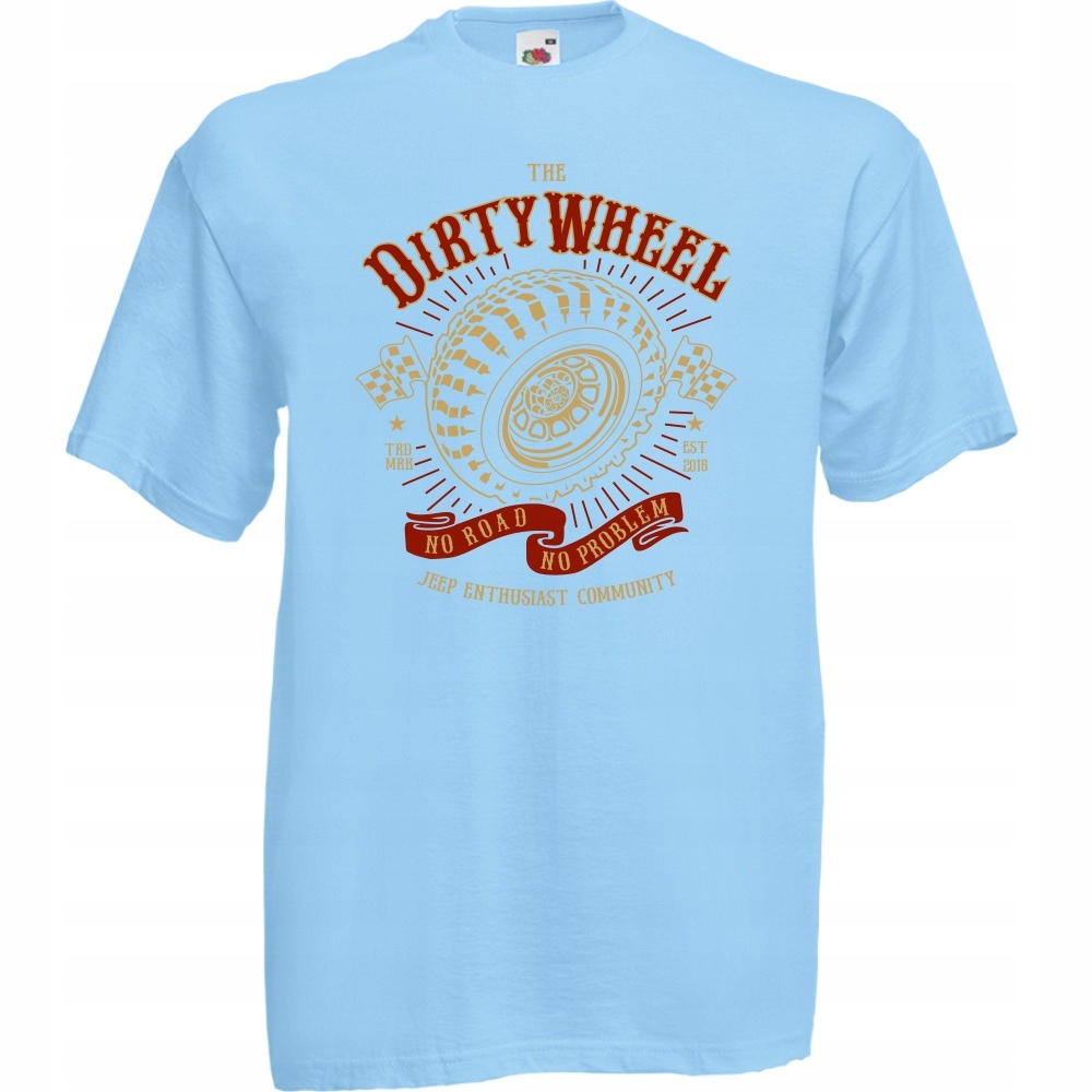 

Koszulka Dirty wheel opona monster truck auto XL