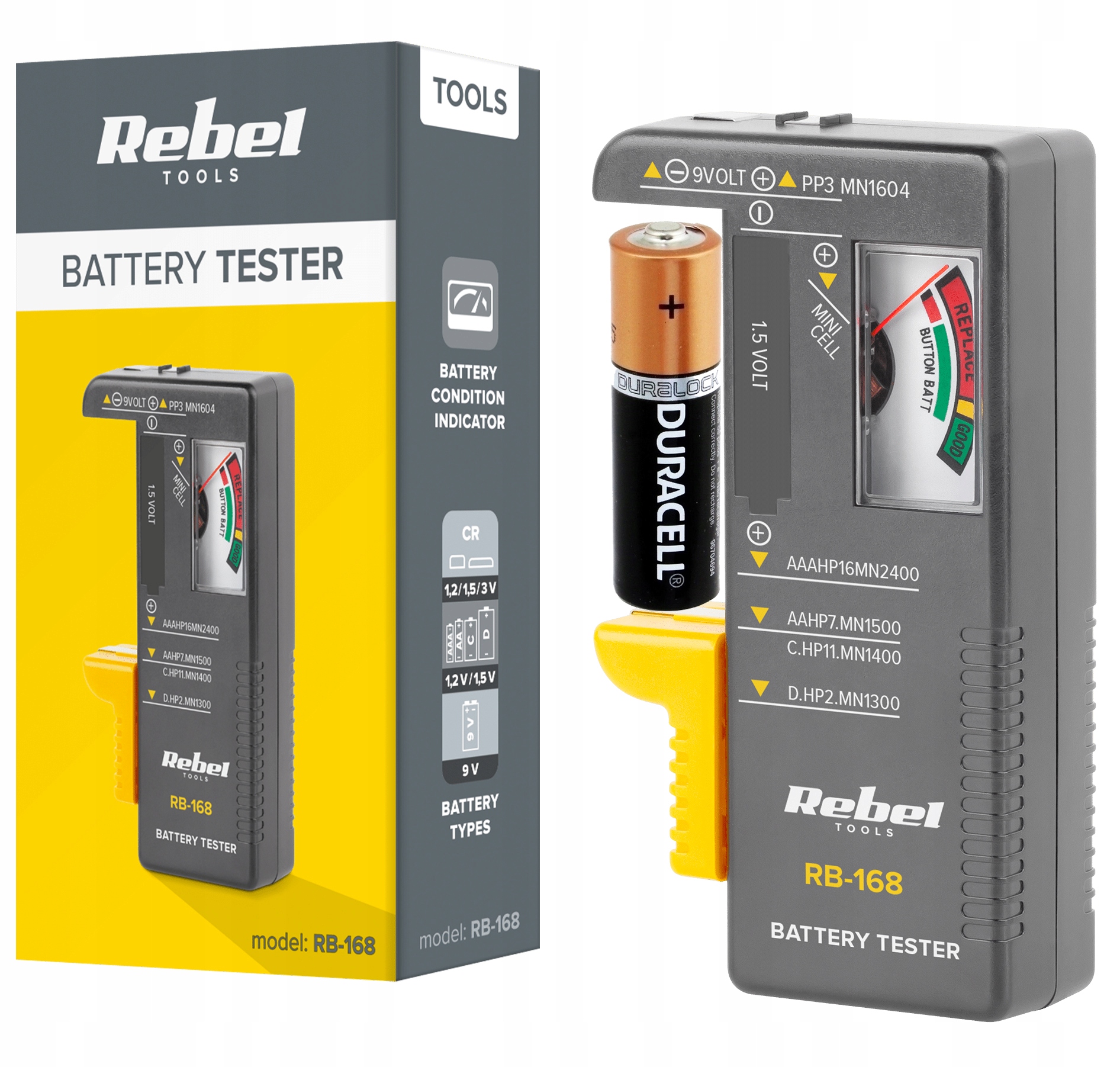 

Tester baterii Voltomierz Miernik Do Baterii