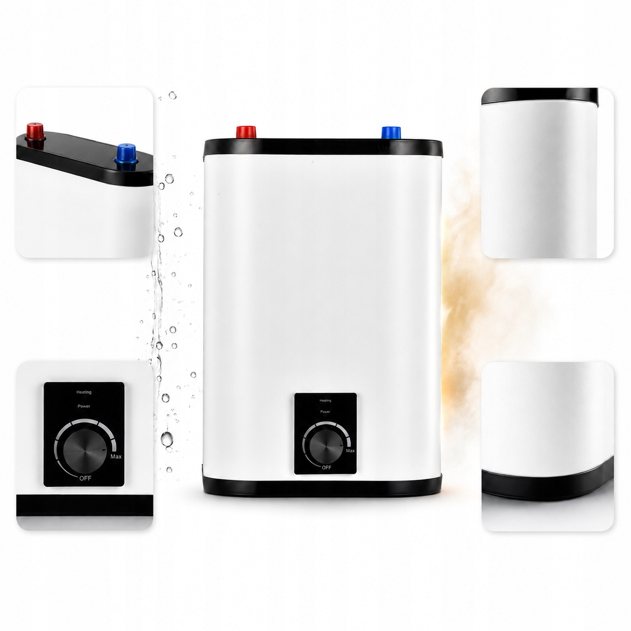 Ohrievač vody pod umývadlo 20L Hydroland Napoli horné pripojenie 2 kW