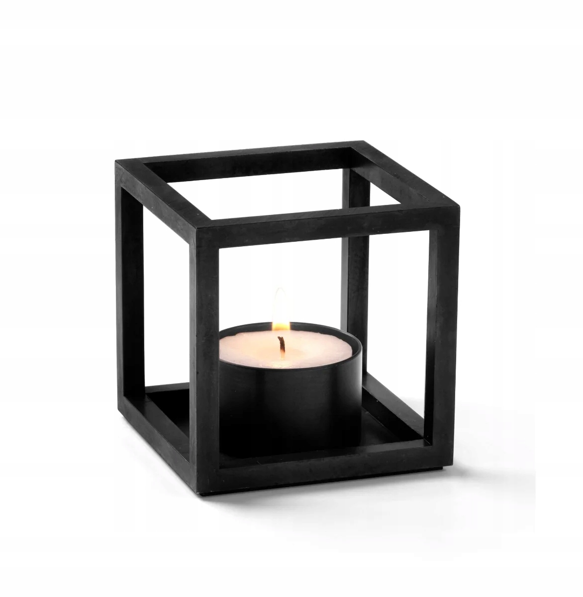 od Lassen Kubus T Svietnik Tealight Čierny
