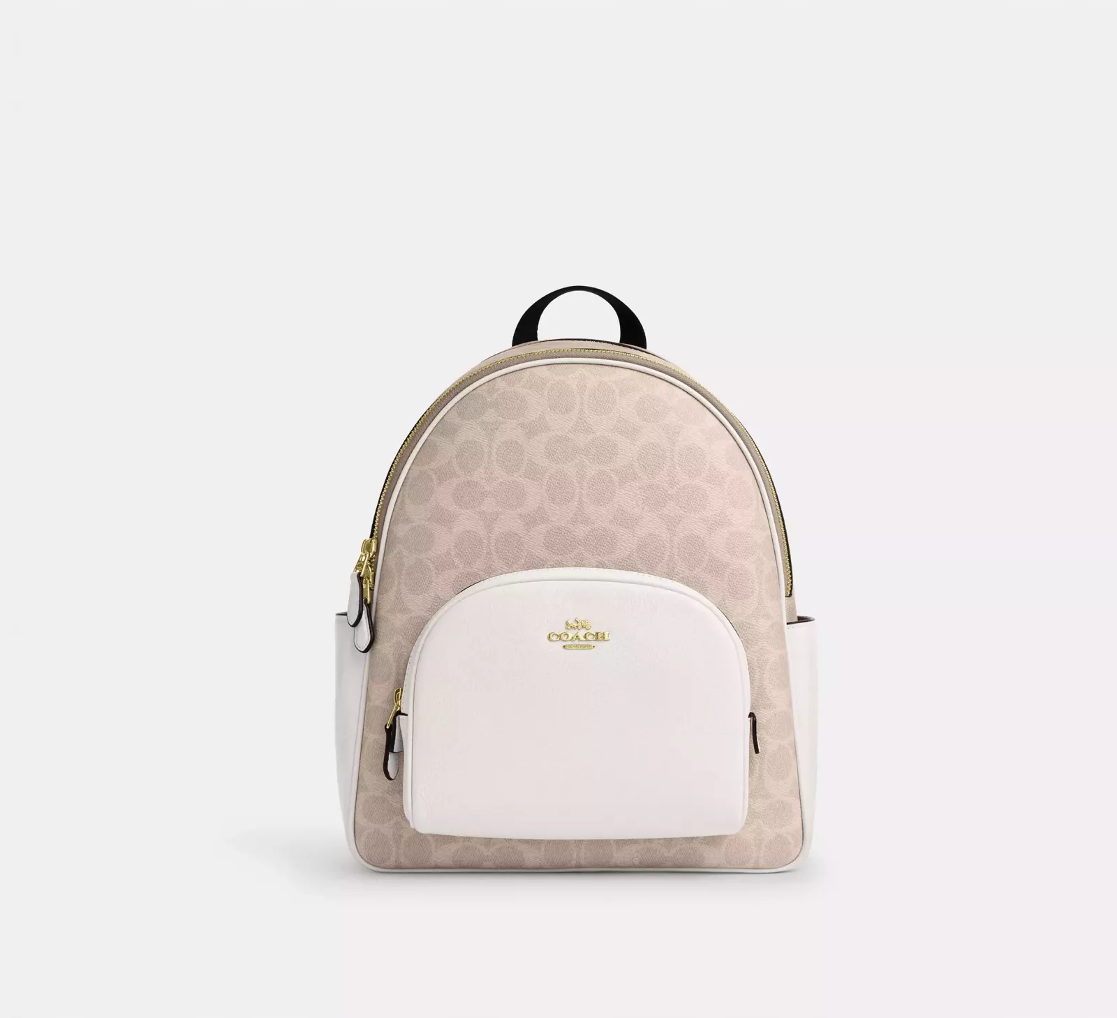 Coach dámský batoh Court Canvas béžový