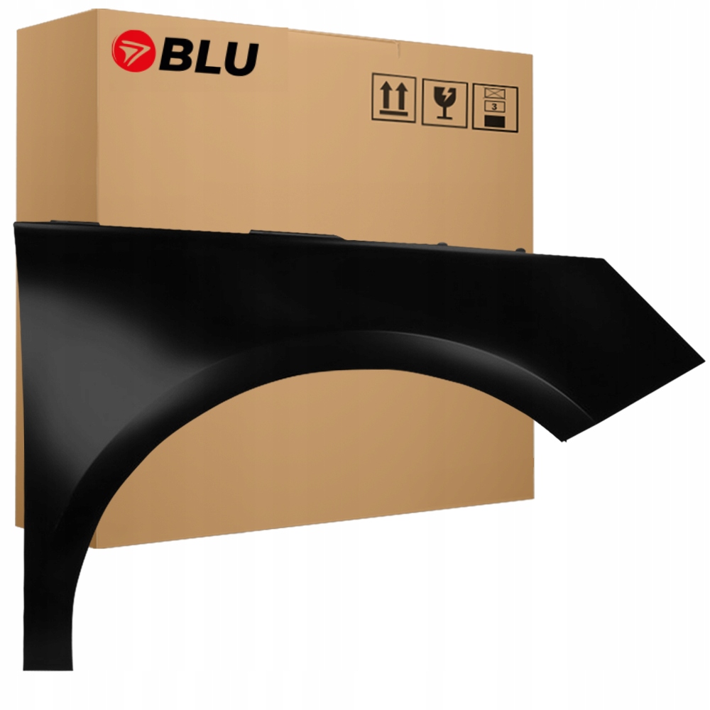 Blu Blatník Audi A1 8X LY9B pravý černý 10-18 přední