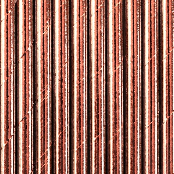 SŁOMKI PAPIEROWE 19,5cm Rose Gold na Imprezę 10szt