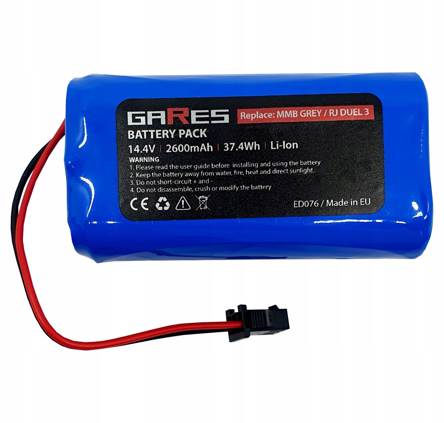 Akumulator do Eufy RoboVac 11 15 30 35 14,4V 2,6Ah Technologia akumulatora litowo-jonowy (Li-Ion)