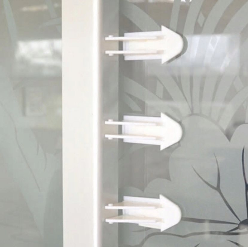 BLOKADA ZABEZPIECZENIE DRZWI PRZESUWNYCH SZAF 3 SZ Kod producenta 0058