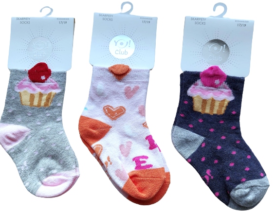 

Skarpety skarpetki 3pak bawełniane ciepłe YO!17-19