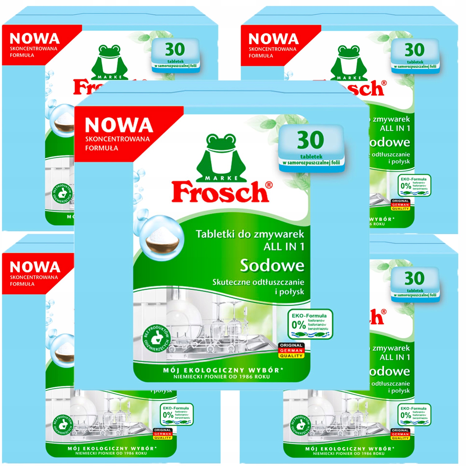 

Frosch Soda Ekologiczne Tabletki Do ZMYWARKI150szt