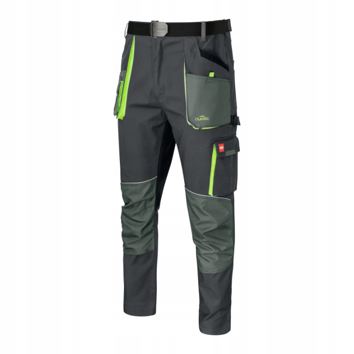 MOCNE Spodnie robocze BAWEŁNA Classic STRETCH Slim Elastyczne WZMACNIANE EAN (GTIN) 5907791430090