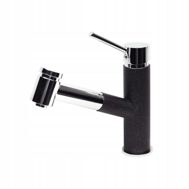 Stojanková kuchynská batéria Milo Venice čierna