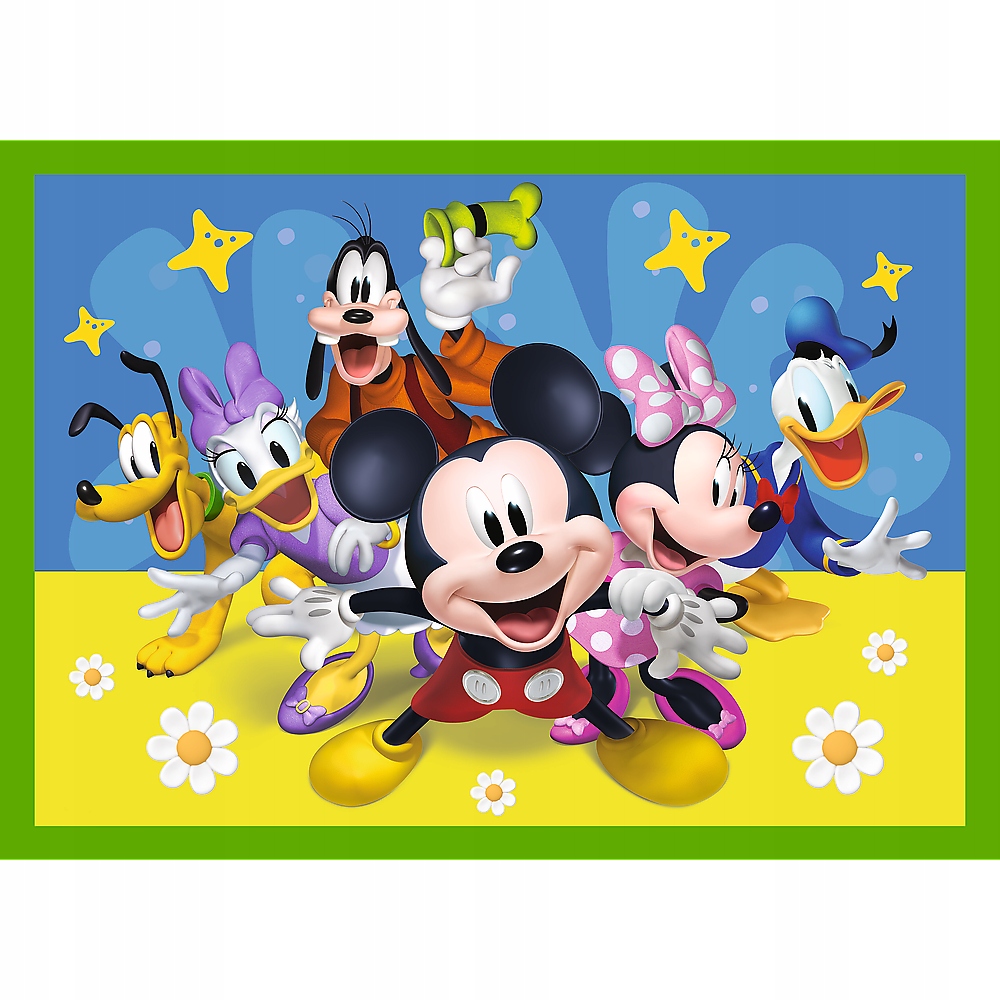 34616 TREFL PUZZLE 4w1 MICKEY - WSRÓD PRZYJACIÓŁ Liczba elementów 68