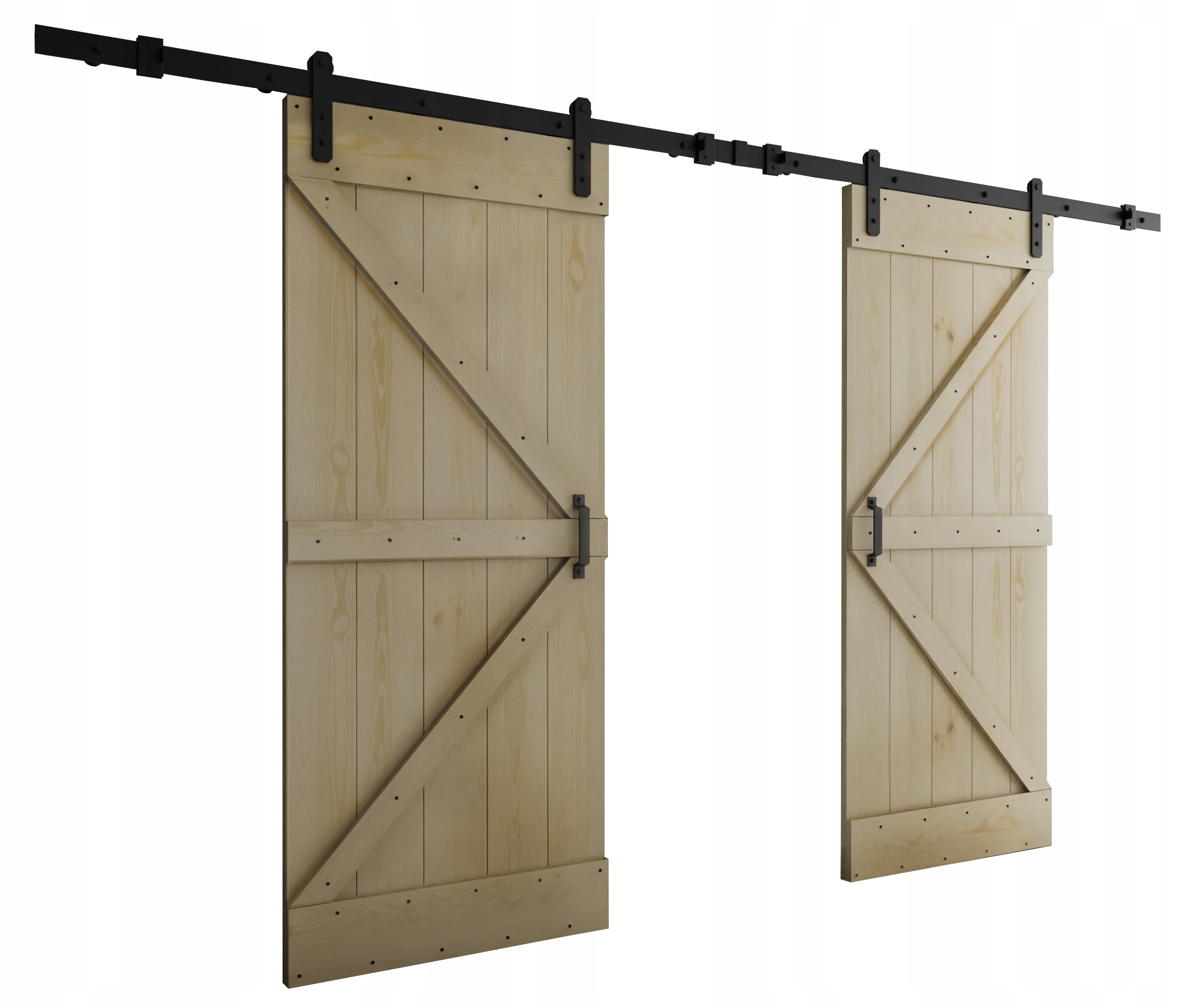 Drzwi przesuwne naścienne RUST DUO 212