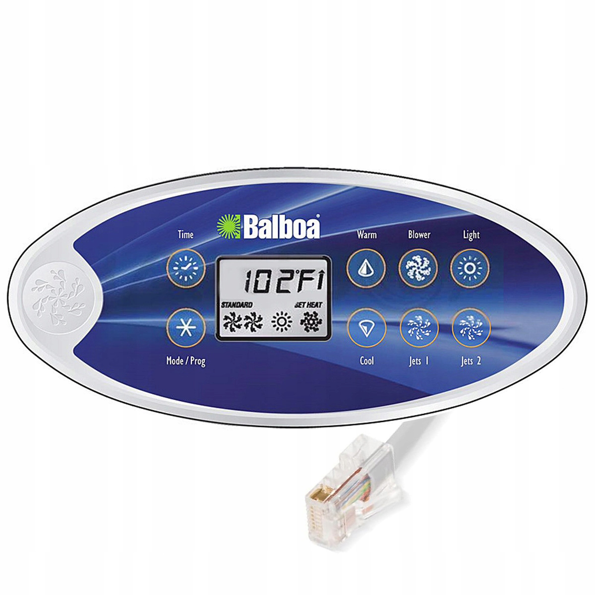 Ovládací panel Balboa VL802D (3 čerpadla dmychadlo) Topside Panel pro Spa