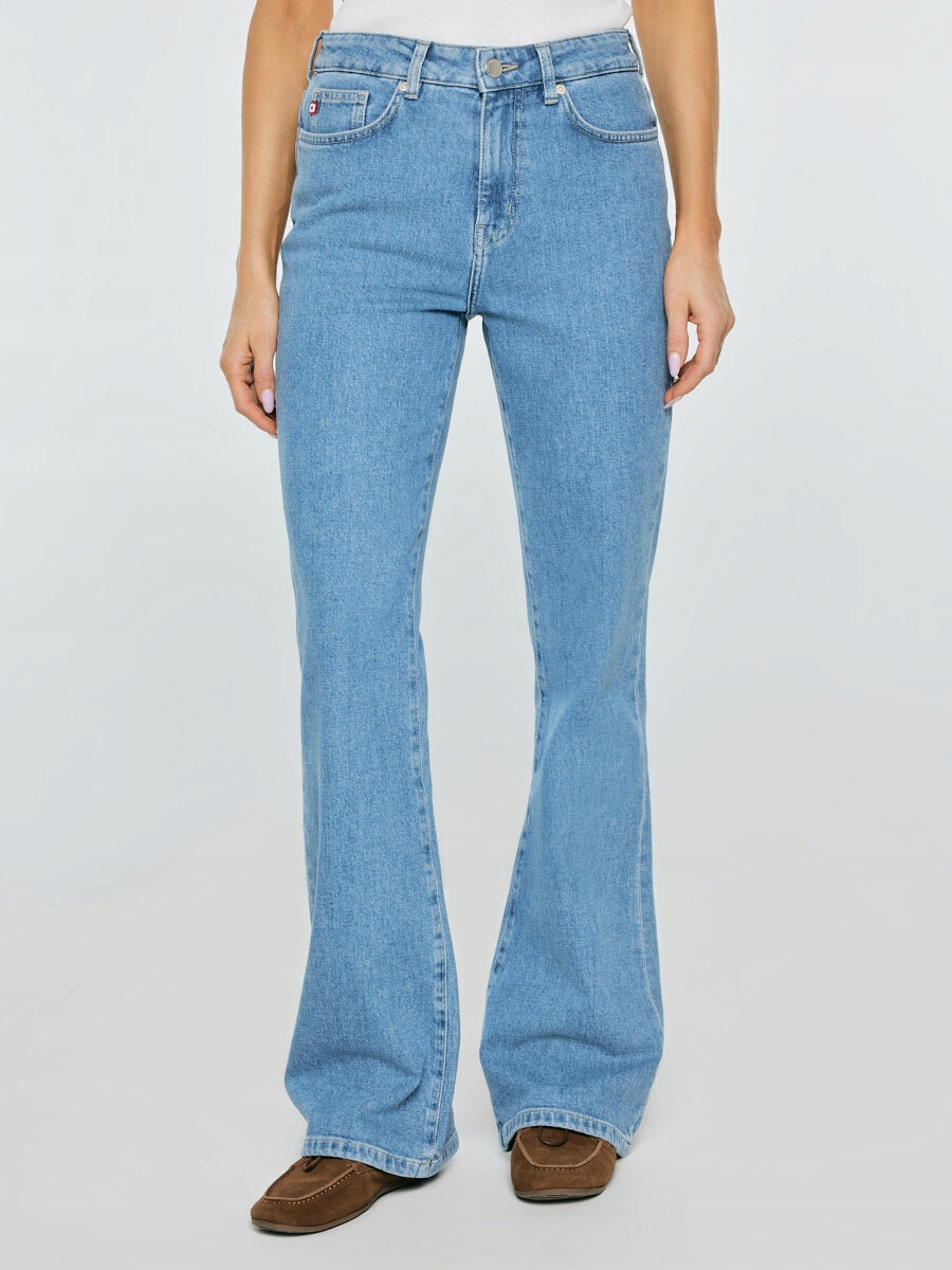 Big Star Dámské džíny bootcut modré Chiara 144 29/30