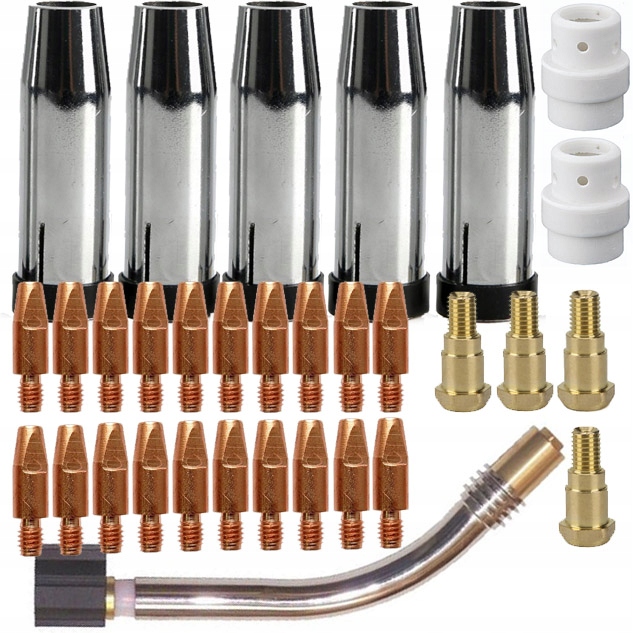 НАБІР ДЕТАЛЕЙ MIG MAG MB24 ДЛЯ ЗВАРЮВАЛЬНИХ АПАРАТІВ