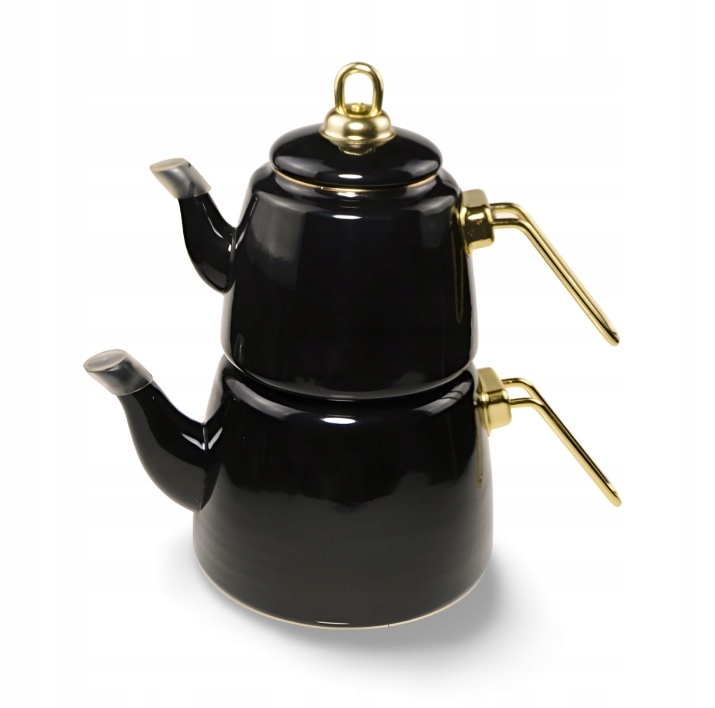 Konvice smaltovaná černá 2,6 l, indukční