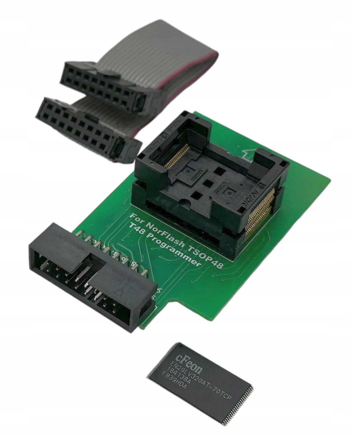 Adaptér paměti TSOP48(40) Nor Flash Zif pro XGecu T48 v2.0